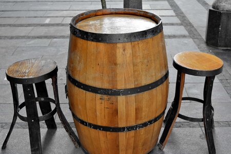 Furniture handmade barrel photo