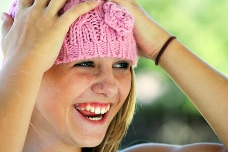 Laughing face cute