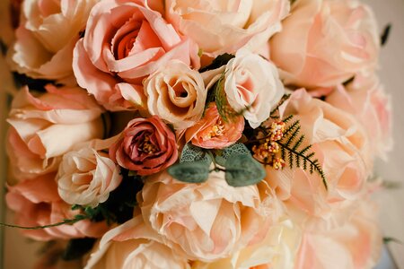 Roses bouquet pinkish