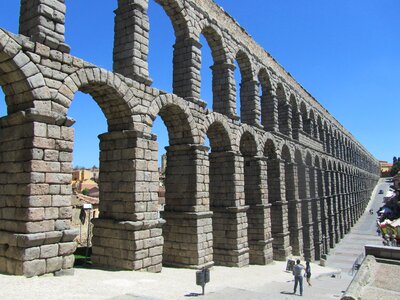 Aqueduct of segovia spain heritage photo