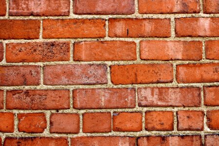Red brick mortar texture