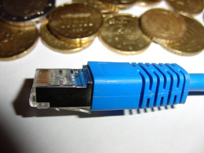 Plug connection computer photo