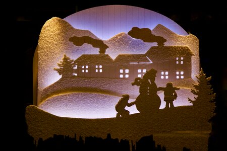 Wintertime contours figures