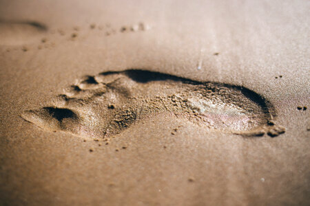 Footstep Sand photo