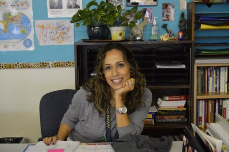 Woman office teacher