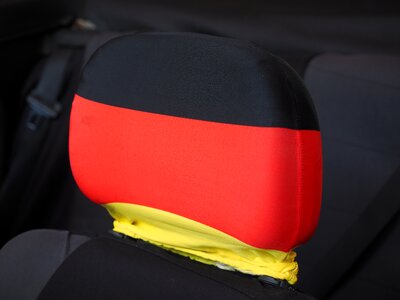 Germany colors flag black photo