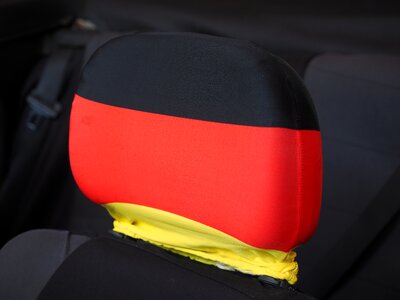 Germany colors flag black