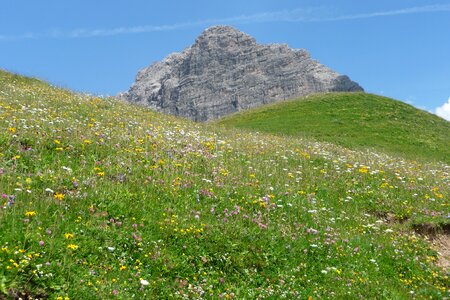 Summit allg�?u alps mountain landscape