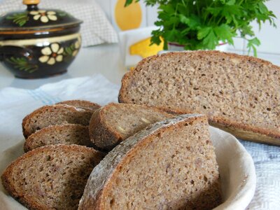 Rye sourdough healthy photo