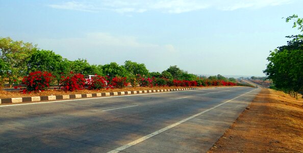 Road arterial sky