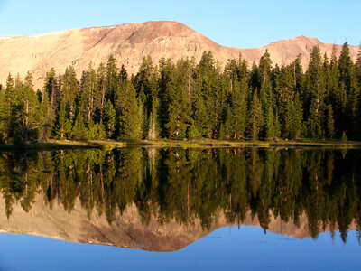 Morning View from the Camp across the lake