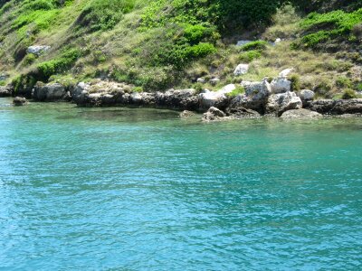Greek coast sea rocks