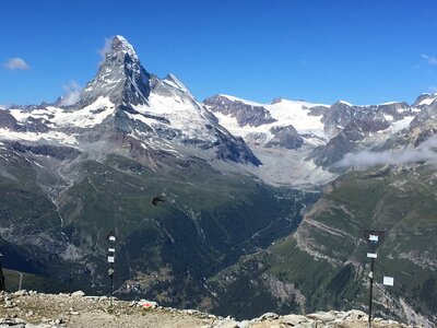 Trailing and hiking in the Alps and Zermatt Switzerland photo