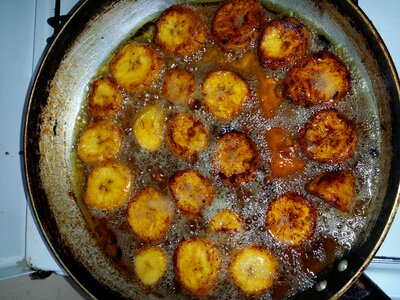 Food oil banana