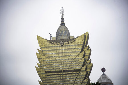 Gold roof on the Grand Lisboa