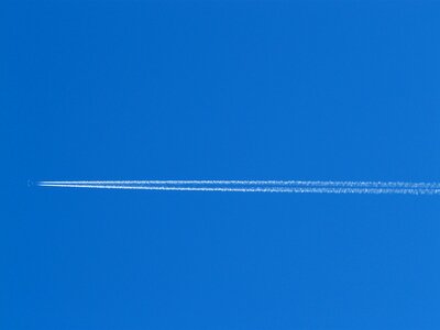 Sky blue flying