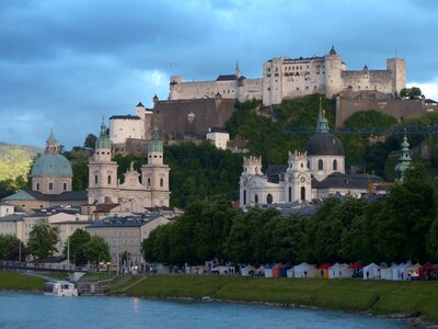 Abendstimmung salzach river photo