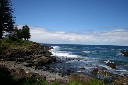 Australia blow hole coast photo