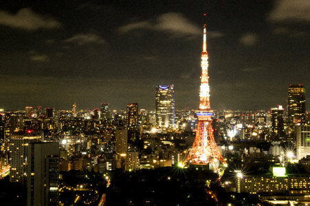 8 Night view in Tokyo photo