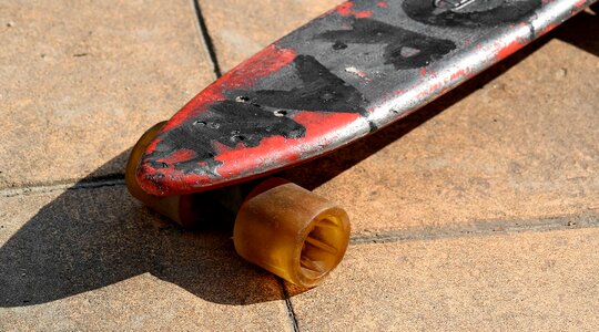Old board skateboard photo