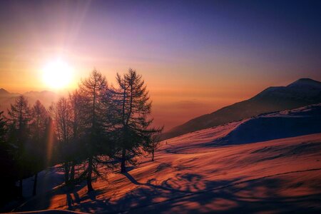 Beautiful Photo dawn landscape