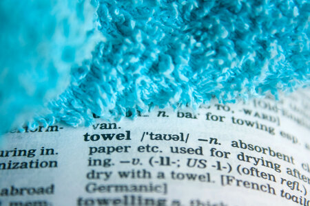 Towel Dictionary Word photo