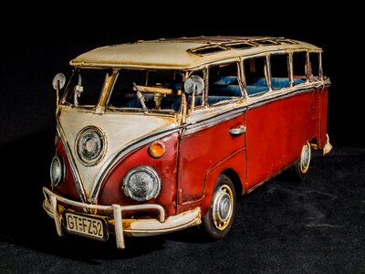 Volkswagen camper camping bus photo