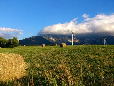 Landscape mill mountains
