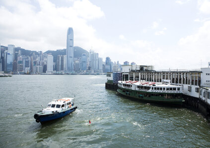 Victoria Harbor of Hong Kong photo