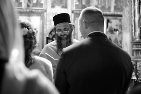 Orthodox priest ceremony photo