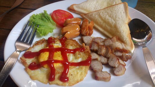 Meal bread food