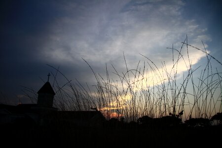 In the evening glow 夕 阳