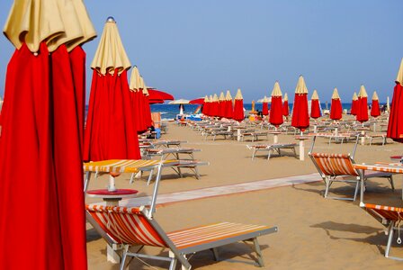 Umbrellas sunshades vacation photo