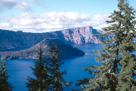 Wizard Island in Summer photo