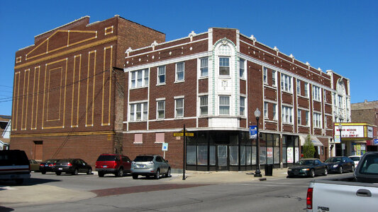 Hoosier Theater Building in Whiting, Indiana photo