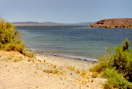 Lake Mead Landscape in Nevada photo