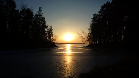 Aurigonlasku twilight evening photo