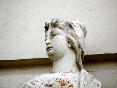 Baroque bust sculpture photo