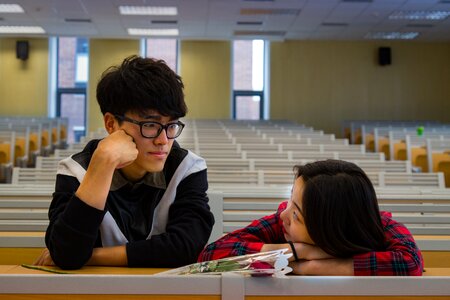 A pair of asia school
