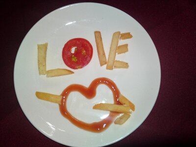 Ketchup food fried