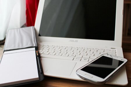 Smartphone home office work