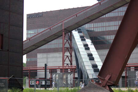 Conveyer at Zeche Zollverein mine photo