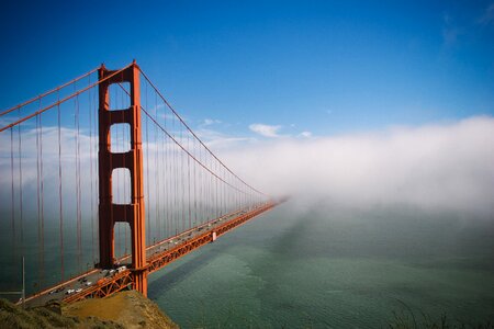 Golden Gate Bridge Fog photo