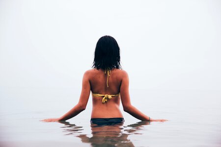Woman Wading