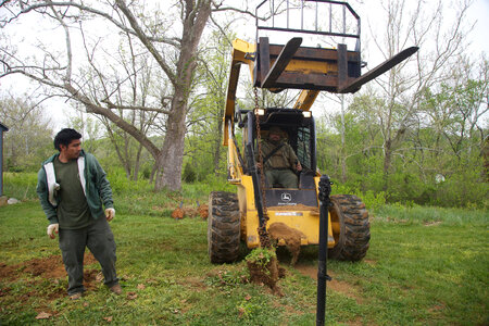 Construction of outdoor classroom-1