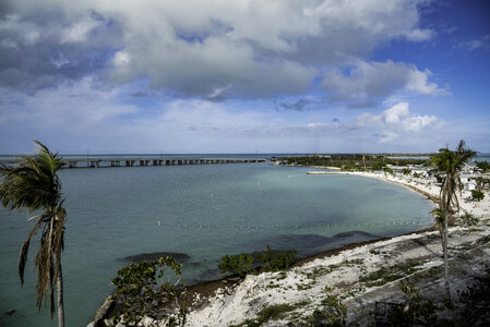 Overview of the Overseas Highway and Beach photo