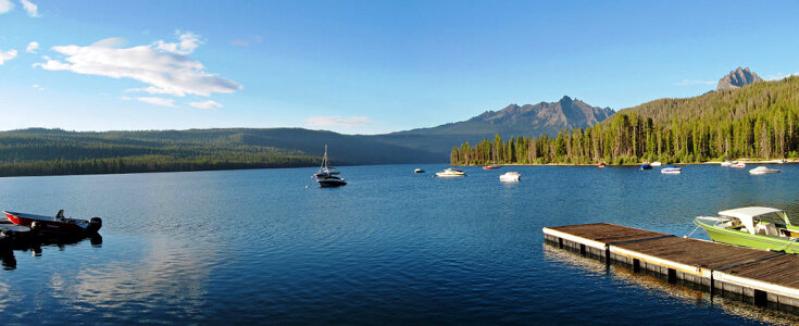 Redfish lake landscape