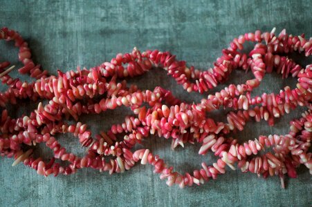 Ocean beads stones photo