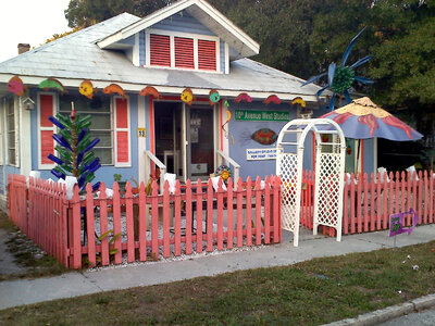 Some of the restored homes in Bradenton, Florida