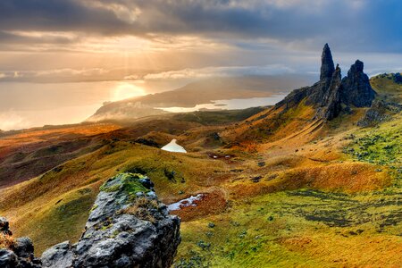 Old man of storr nature highlands and islands photo